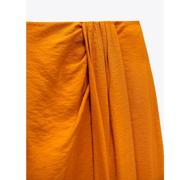 Zara ruched midi skirt - Picture 8 of 12
